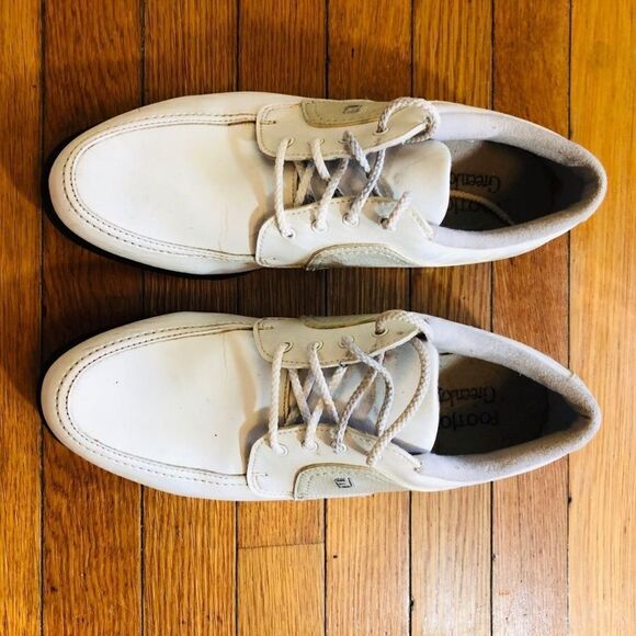 FOOTJOY Greenjoy Golf Spikes Shoes 8.5 M Womens - Picture 4 of 6